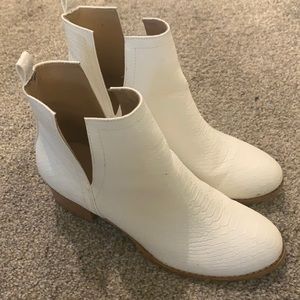 White booties